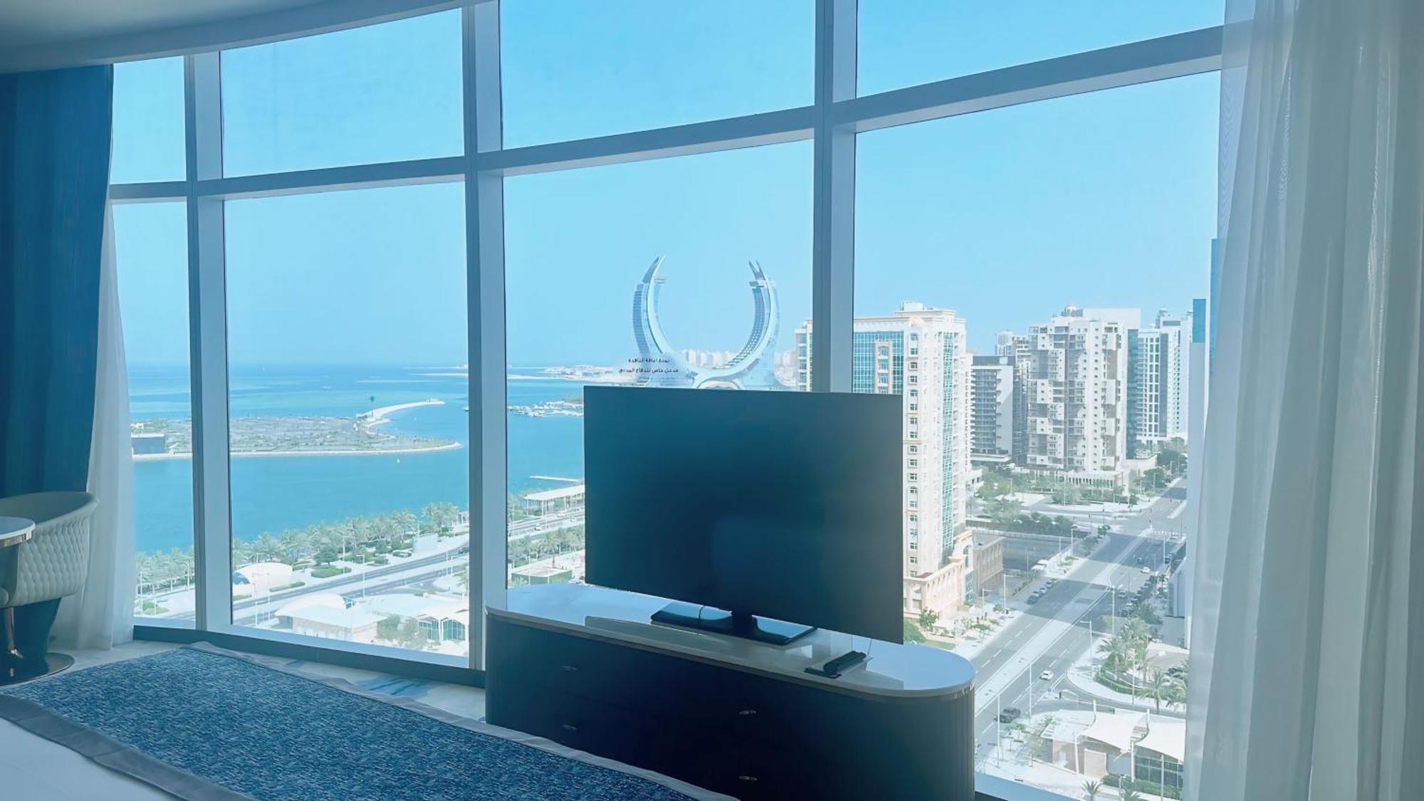 Century Marina Hotel - Lusail Екстер'єр фото View from a room at the hotel